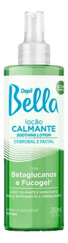 LOÇÃO CALMANTE CORPORAL E FACIAL COM BETAGLUCANOS 200ML -DEPIL BELLA