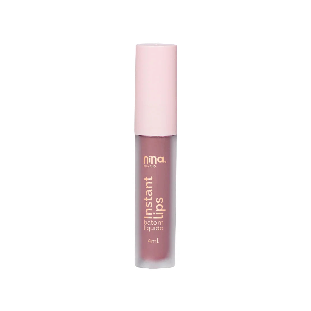 BATOM LÍQUIDO INSTANT LIPS - NINA MAKEUP