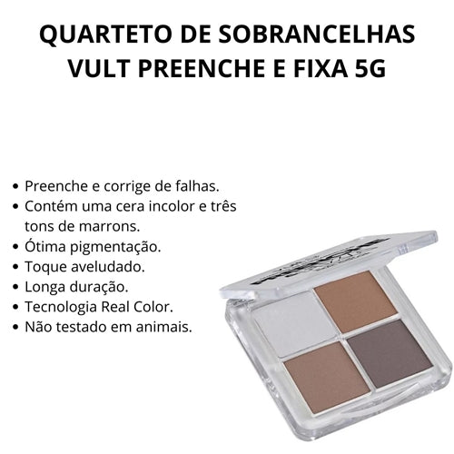 QUARTETO DE SOBRANCELHAS 5G - VULT