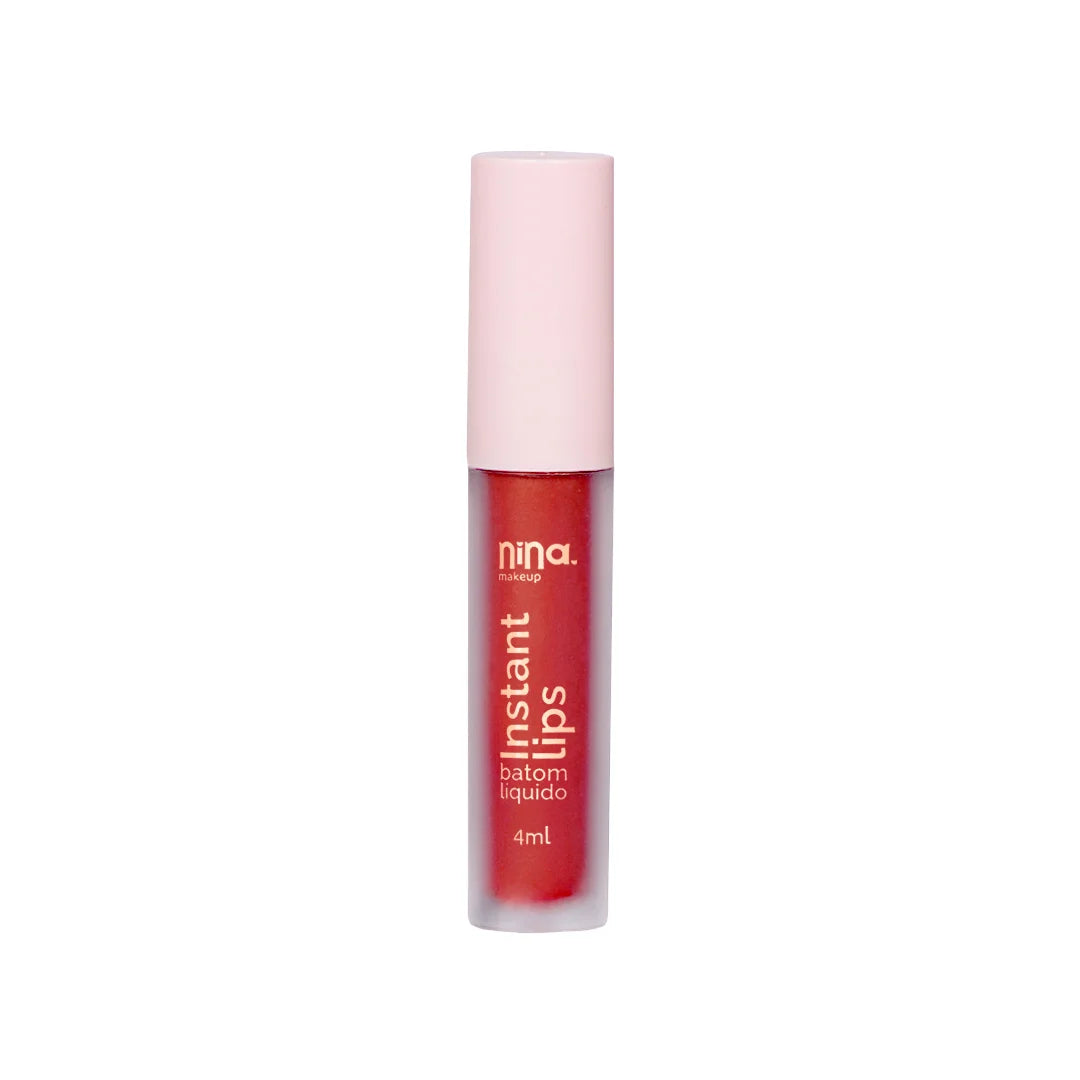 BATOM LÍQUIDO INSTANT LIPS - NINA MAKEUP