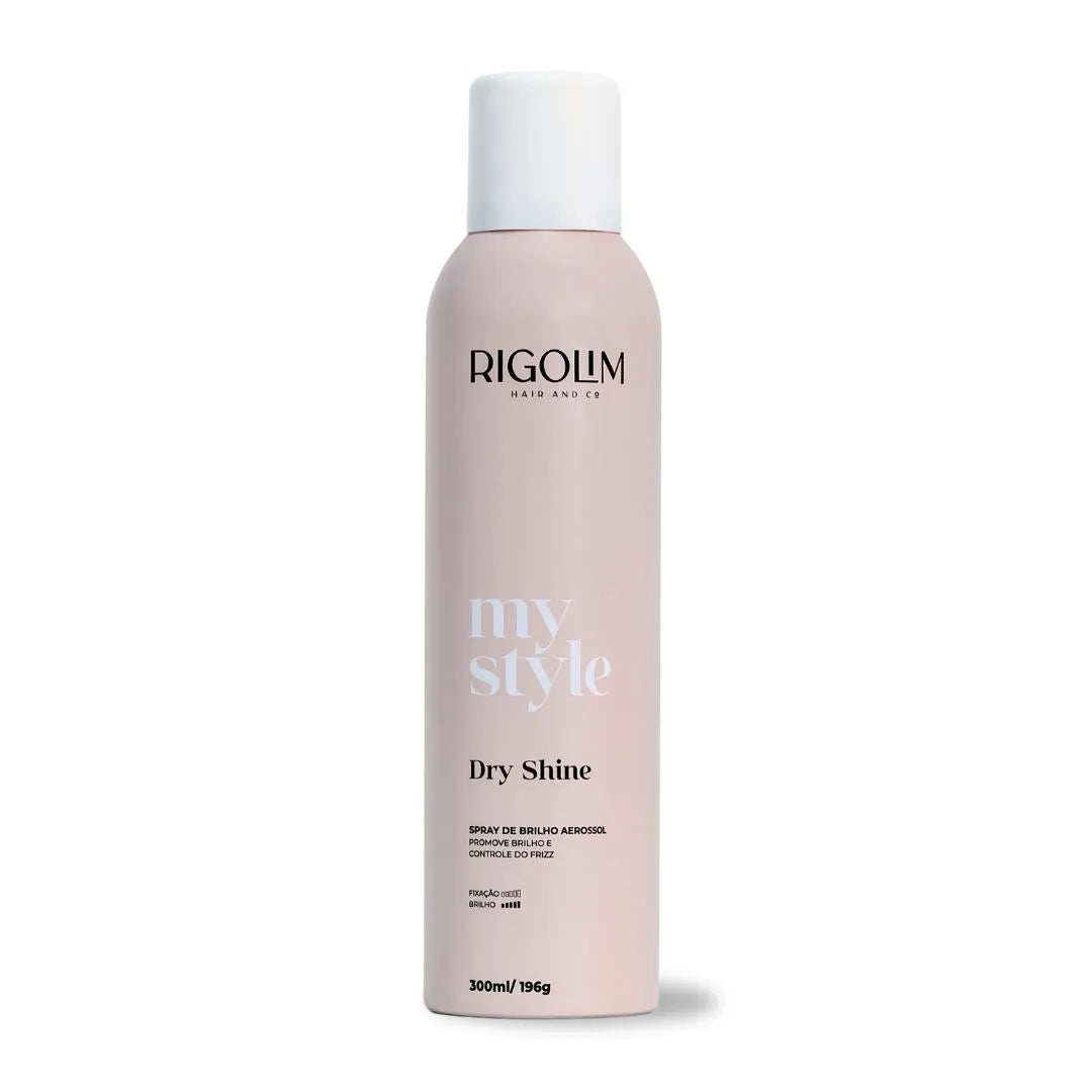 SPRAY DE BRILHO AEROSSOL MY STYLE DRY SHINE 300ML - RIGOLIM